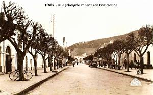 Tenes - Rue principale et Portes de Constantine